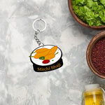 Customized Indian Food Keychain With Name | Love Craft Gifts