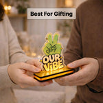 Our Vibe Acrylic LED Desk Lamp (5×8”) | Love Craft Gifts
