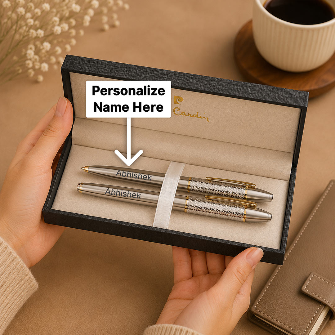 Pierre Cardin Personalized Pen Set with Premium Gift Box