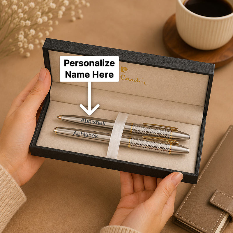 Pierre Cardin Personalized Pen Set with Premium Gift Box