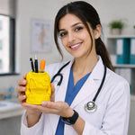Personalized Doctor Coat Pen Stand with Name – Custom Medical Desk Organizer Gift for Doctors, Nurses & Medical Students | Love Craft Gifts™