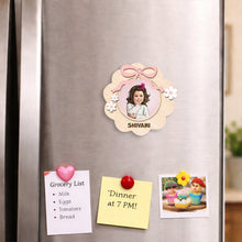 Personalized Baby Cartoon Fridge Magnet (3x3")