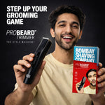 Bombay Shaving Company Pro Beard Trimmer for Men – Customized Name Engraved | Cordless Beard Styling Trimmer with Type-C Charging
