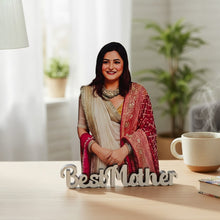 Personalized Cartoon Name Table Stand – Best Mother Edition (7×6 Inch)