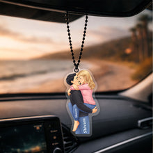 Personalized Couple Car Hanger-Acrylic Romantic Car Charm (3x2")