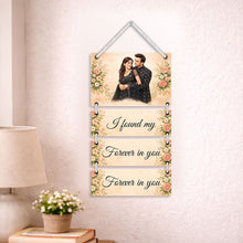 Custom Love Story Wooden Wall Hanger-9x15"