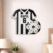 Personalized Football Jersey Wall Clock|3D Football Design  (16x15")
