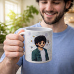 Personalized Kawaii Illustration Ceramic Mug – 250ml Cute Cartoon Gift | Love Craft Gifts