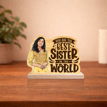 Personalized Sister Photo Table Stand –6x5"