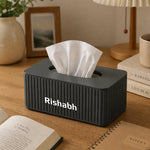 Personalized Tissue Holder Box (Standard Size) – Custom Name Home Decor Organizer Gift | Love Craft Gifts™