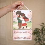 Personalized Couple Wall Hanging Frame (15x9 Inch) | Love Craft Gifts