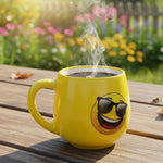 Personalized Yellow Emoji Mug with Name (250 ml) | Love Craft Gifts