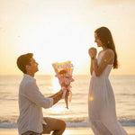 Personalized Pink Rose Crochet Bouquet – Handmade Forever Flower Gift | Love Craft Gifts