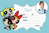 Powerpuff Girl Name Slips