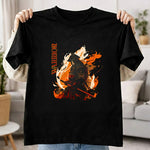 Warrior Fire Graphic Print Black T-Shirt – Unisex Casual Wear | Love Craft Gifts