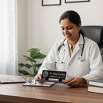 Personalized Premium Acrylic Desk Name Plate for Office & Home (12×8 Inch) | Love Craft Gifts