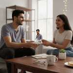 Personalized Cartoon Name Table Stand – Best Brother Edition (7×6 Inch) | Love Craft Gifts