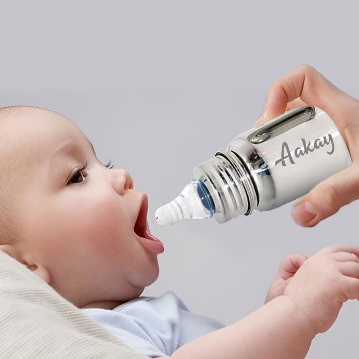 Personalized Kids Feeder / Stainless Steel Baby Bottle for Infant 