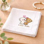 Personalized Cute Cartoon Handkerchief – “Duggu Buggu” Name Print | Love Craft Gifts