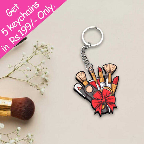 Makeup Keychains for Makeup Artist | Love Craft Gifts