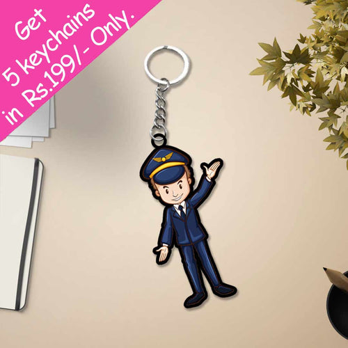 Serving with Honor: Policeman Keychain | Love Craft Gifts