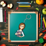 Best Teacher Keychain Or Keyring | Love Craft Gifts