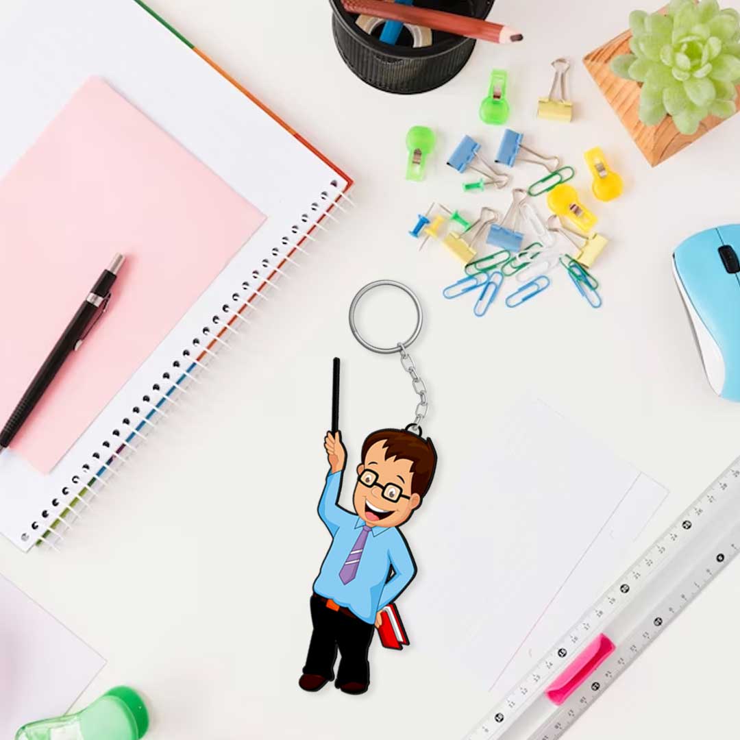 Best Teacher Keychain Or Keyring | Love Craft Gifts