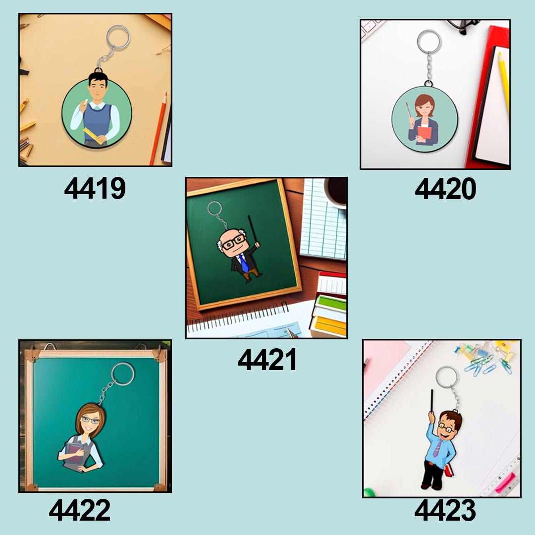 Best Teacher Keychain Or Keyring | Love Craft Gifts