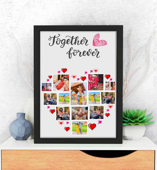 Valentine Special -Personalized Multi Photo Frame For Loved One-8x12