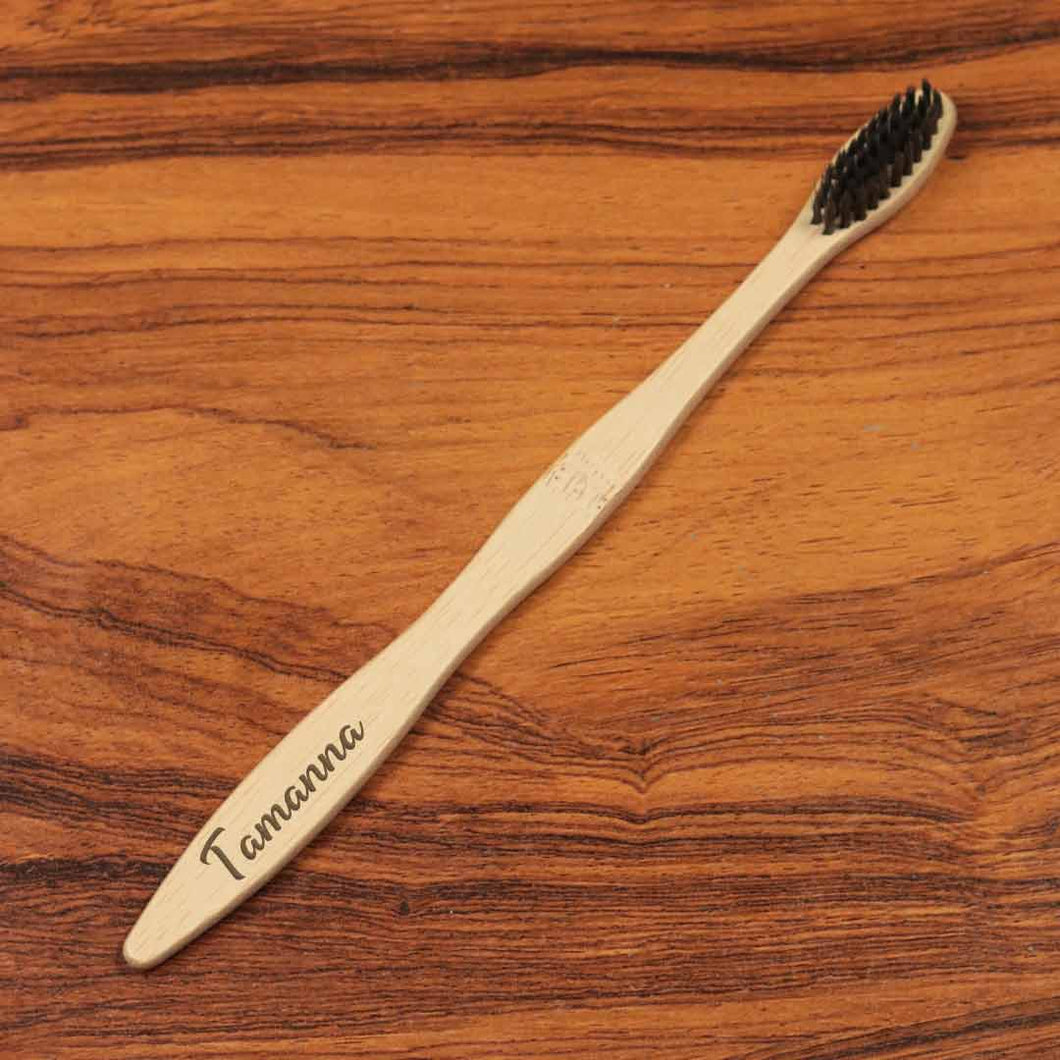 Personalized Bamboo Toothbrush | Love Craft Gifts