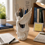 Angel Wings Design Pen Stand – Premium Decorative Desk Organizer for Kids Study Table & Home Décor | Love Craft Gifts™