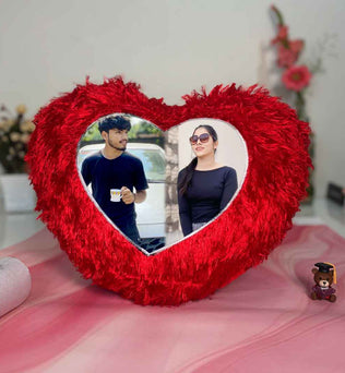 Valentine Special -Custom Heart Shape Pillow