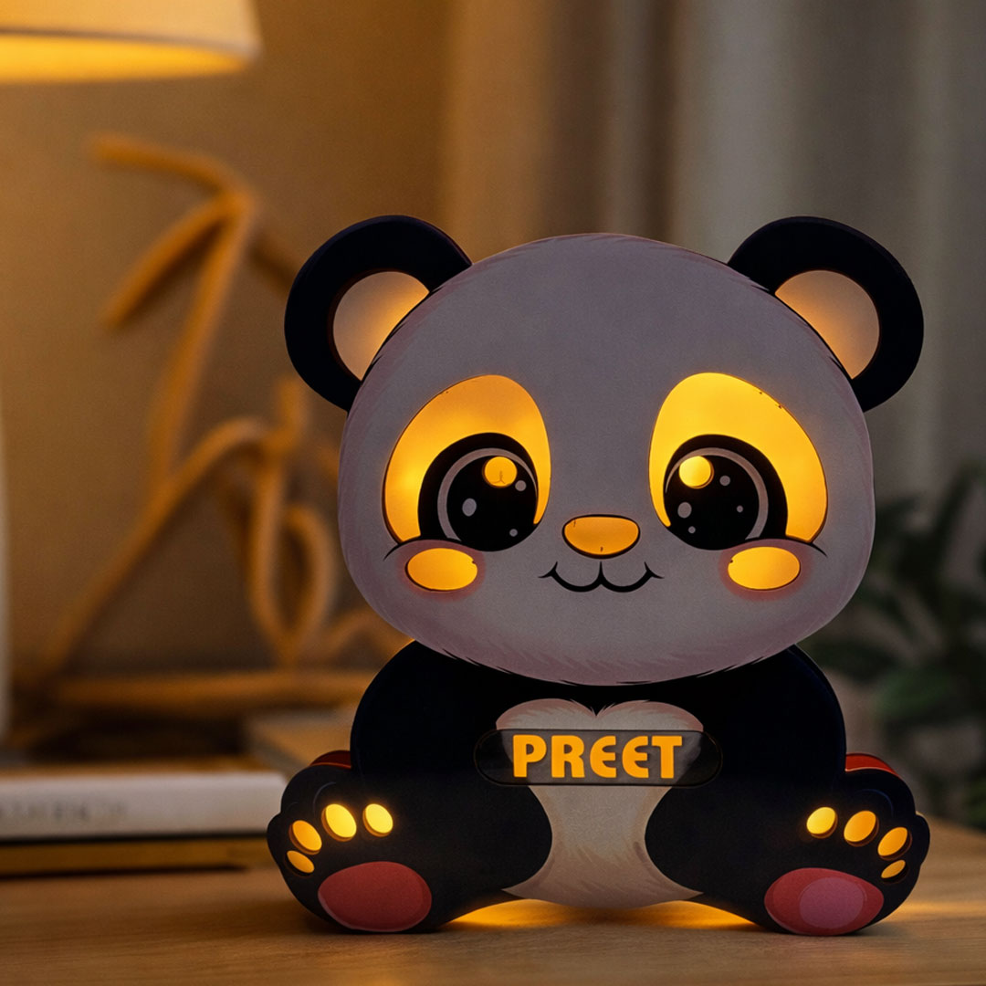 Panda Love Light – A Name, A Glow, A Memory | Love Craft Gifts