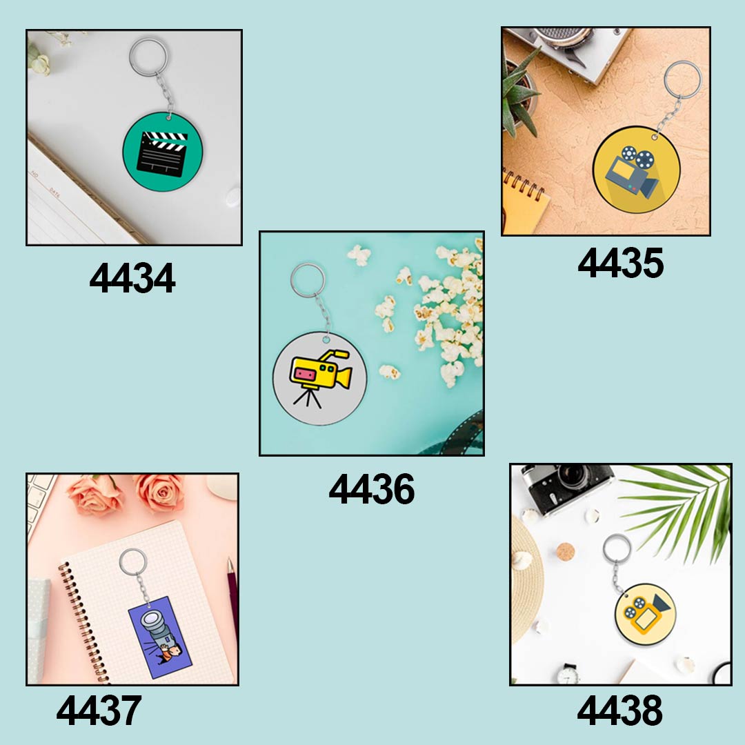 Videographer / Video Camera Keychain | Love Craft Gifts