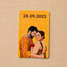 Personalized Couple Cartoon Photo & Love Message Card | Romantic Keepsake Gift | Love Craft Gifts™