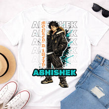 Personalized Monkey D Luffy Anime Name T-Shirt