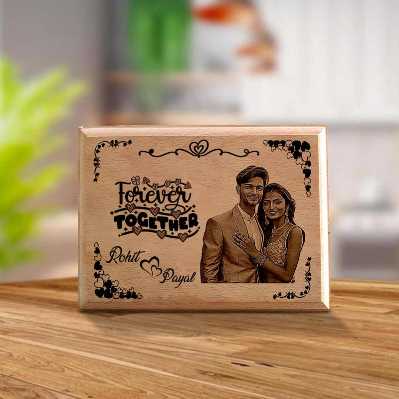 Wooden Engraving Frame