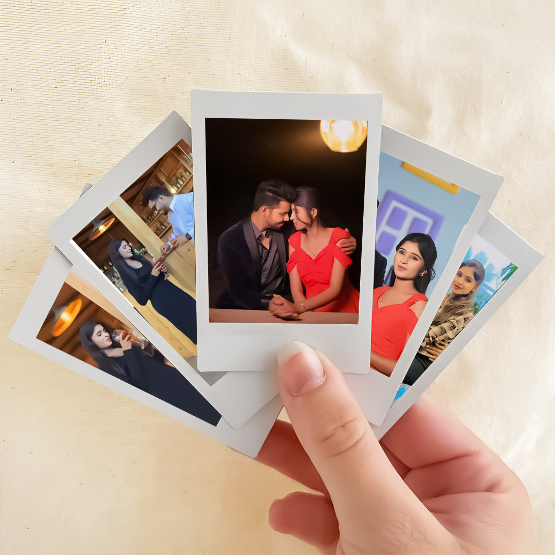 Printing Photos Like Polaroids - Set of 10 piece with Hanging Thread or Clip