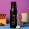 Customized Black Stainless Water Bottle