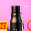 Customized Black Stainless Water Bottle