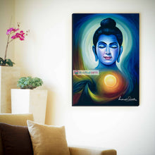 Special Colourful Buddha Canvas Frame