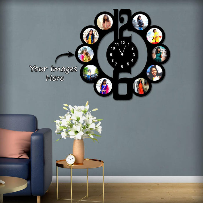 Buy Wooden Photo Wall Clock