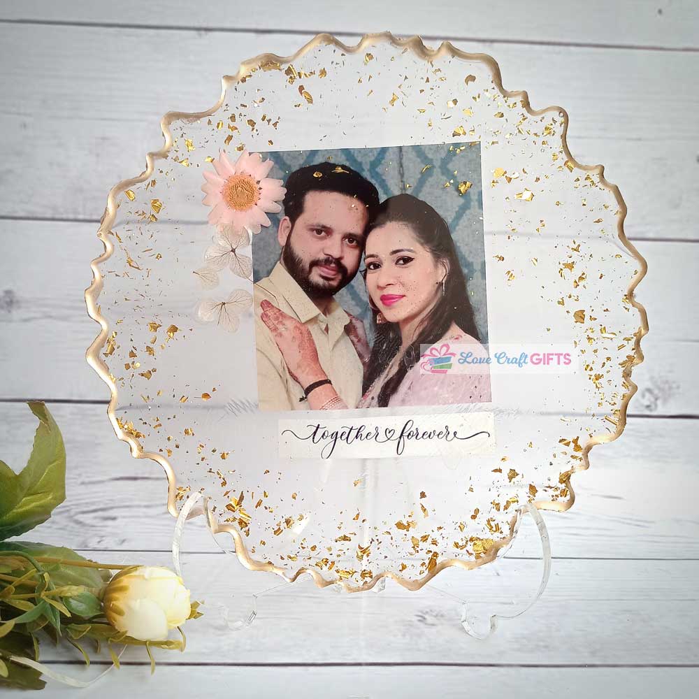 Special Transparent Round Resin Frame | love craft gift