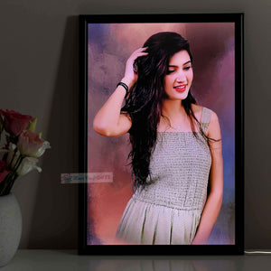 SPECIAL ACRYLIC LED OIL PAINTING FRAME | love craft gift