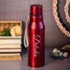 Customized Red Stainless Water Bottle