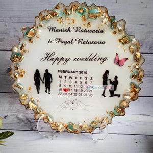 Special Resin Calendar Date Frame | love craft gift