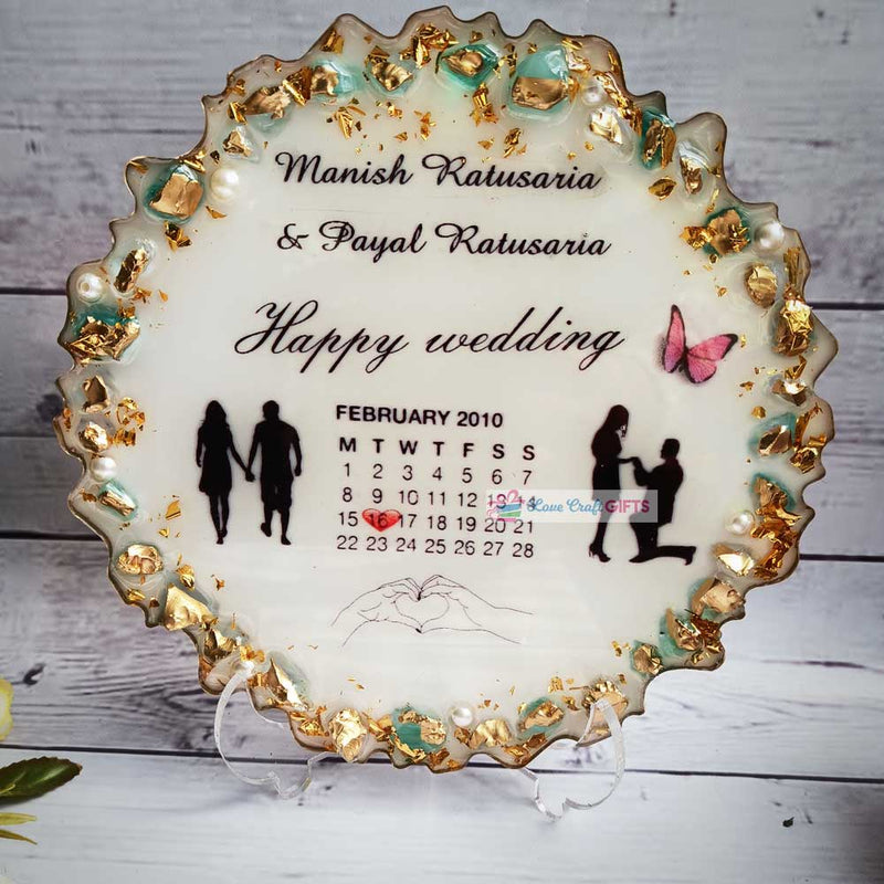 Special Resin Calendar Date Frame | love craft gift