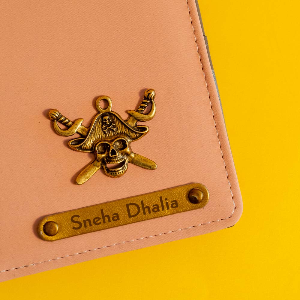 Customized Passport Cover With Name & Charm