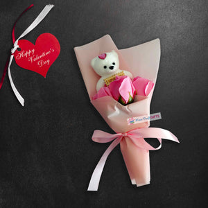 VALENTINE SPECIAL ACRYLIC LAMP AND TEDDY COMBO | love craft gift