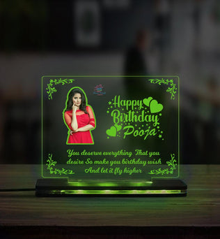 Personalized Acrylic Birthday Multi Led Lamp